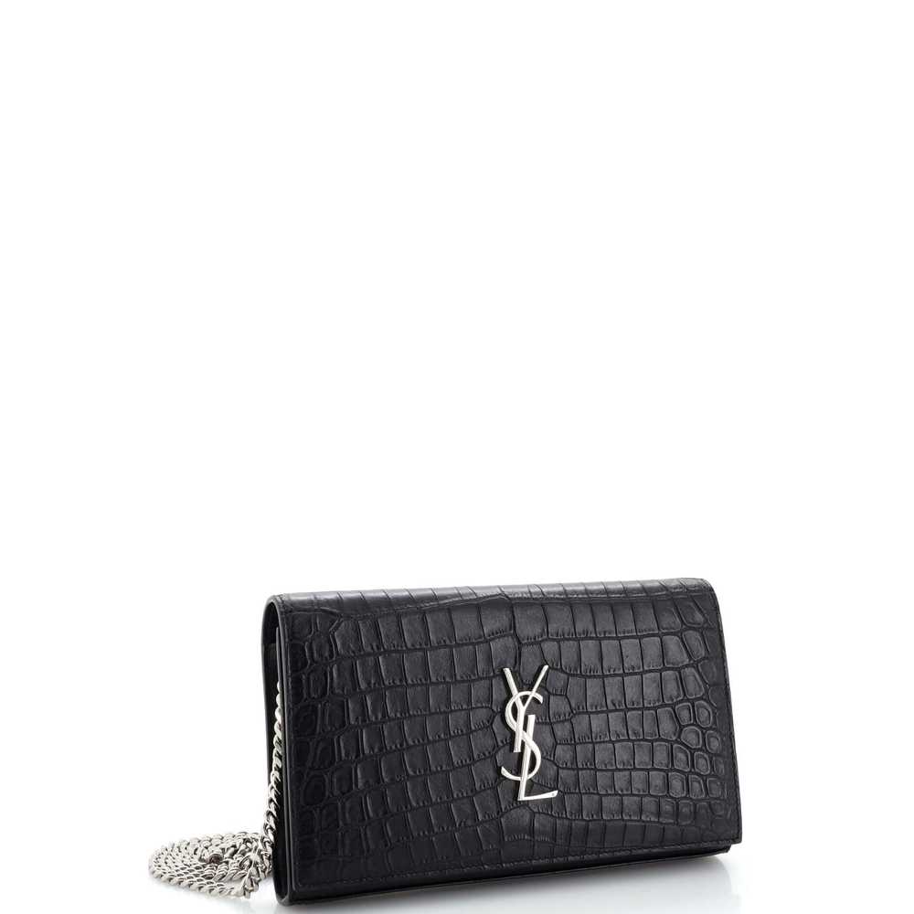 Saint Laurent Classic Monogram Wallet on Chain Cr… - image 2