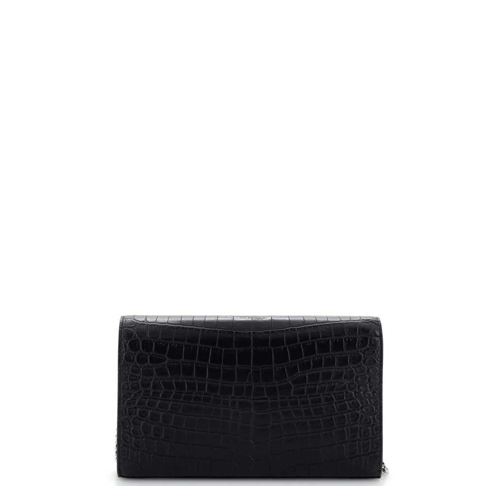 Saint Laurent Classic Monogram Wallet on Chain Cr… - image 3