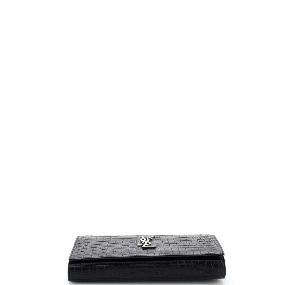 Saint Laurent Classic Monogram Wallet on Chain Cr… - image 4