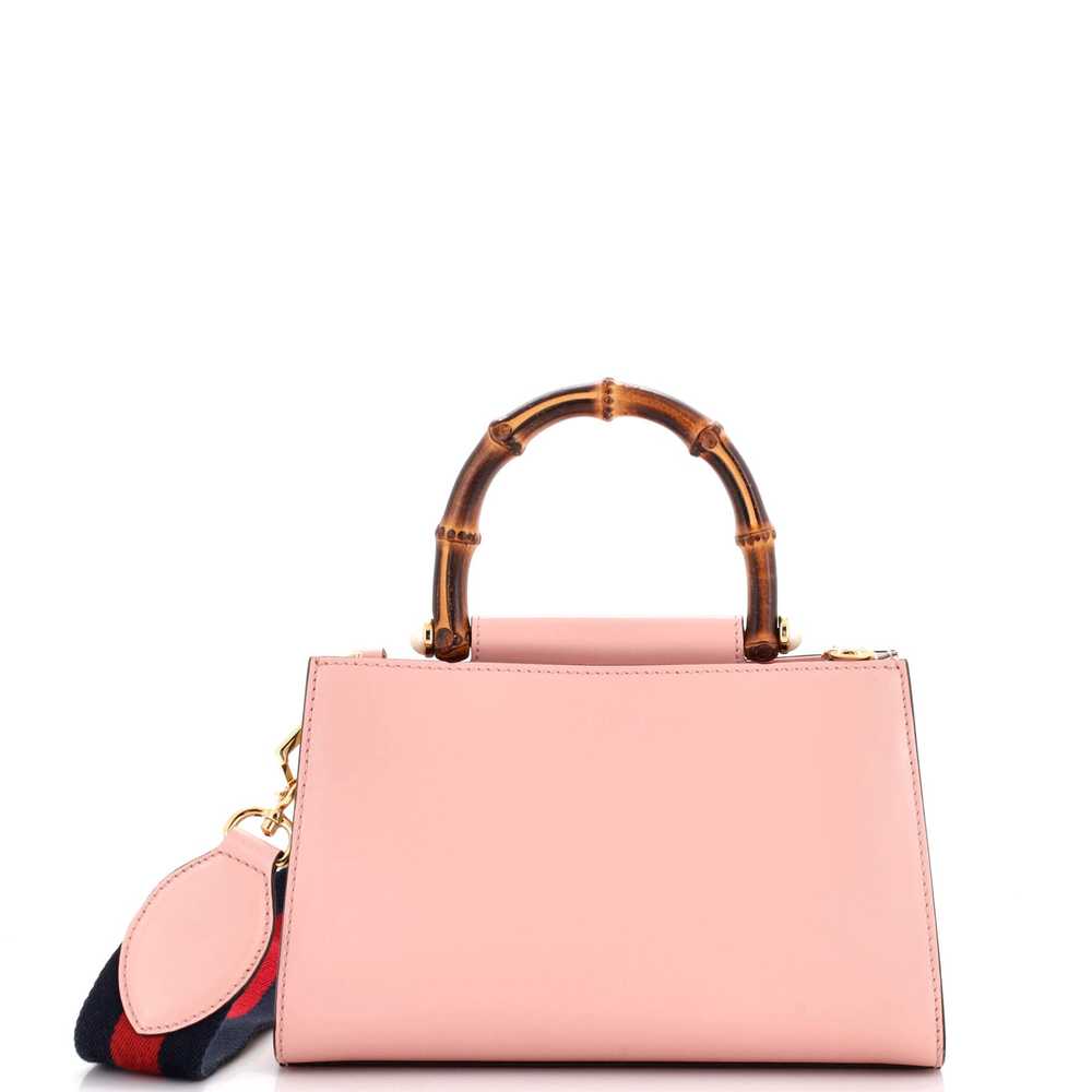 GUCCI Nymphaea Top Handle Bag Leather Mini - image 1