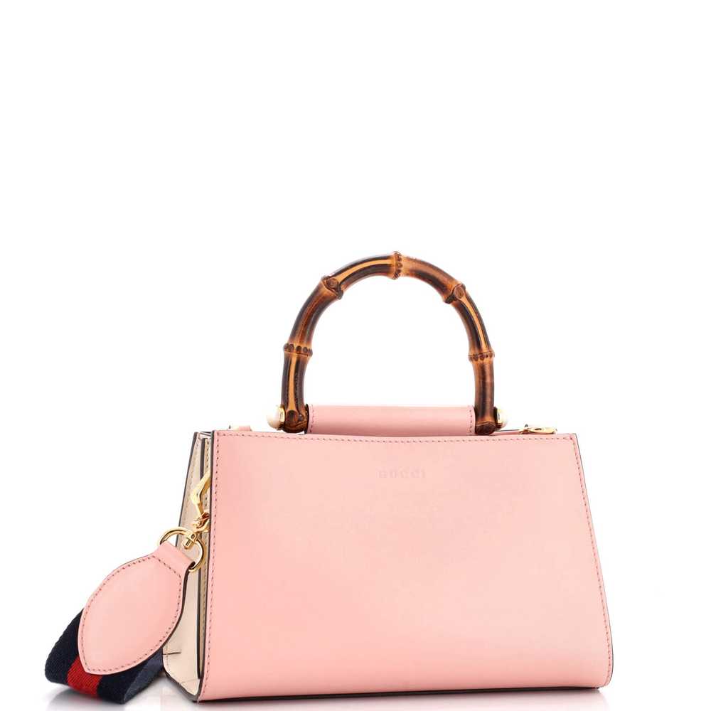 GUCCI Nymphaea Top Handle Bag Leather Mini - image 2