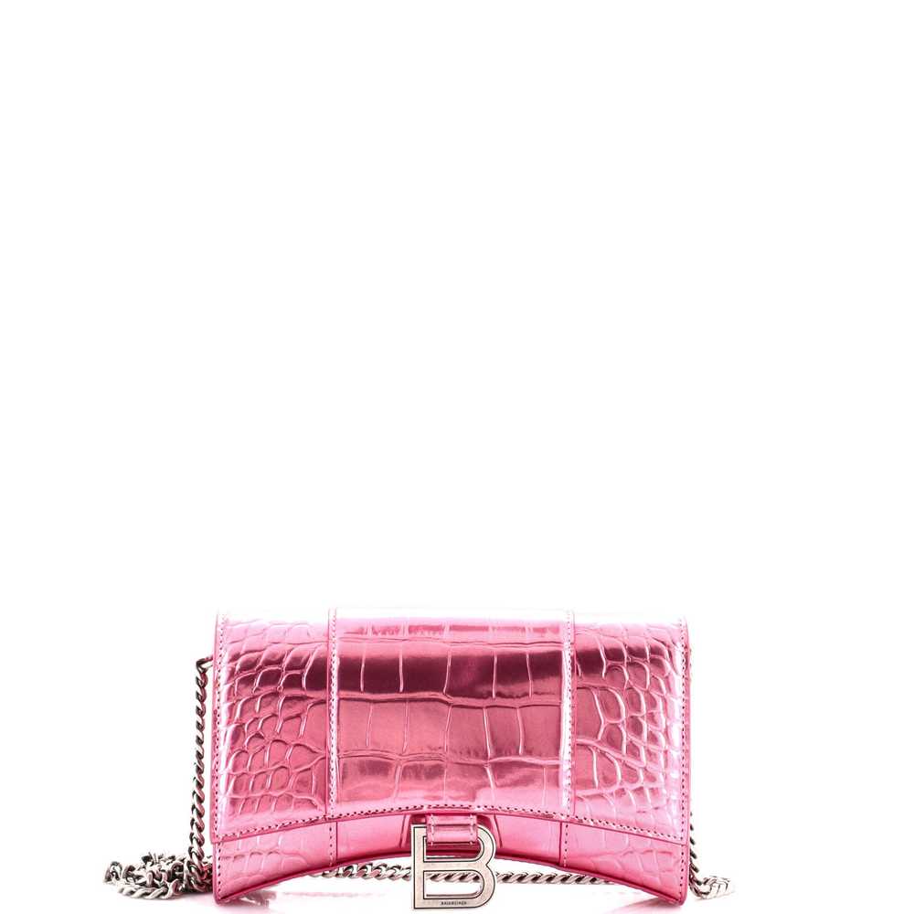 Balenciaga Hourglass Chain Crossbody Bag Leather - image 1