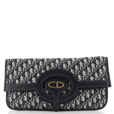 Christian Dior Fold Over Clutch Oblique Canvas - image 1