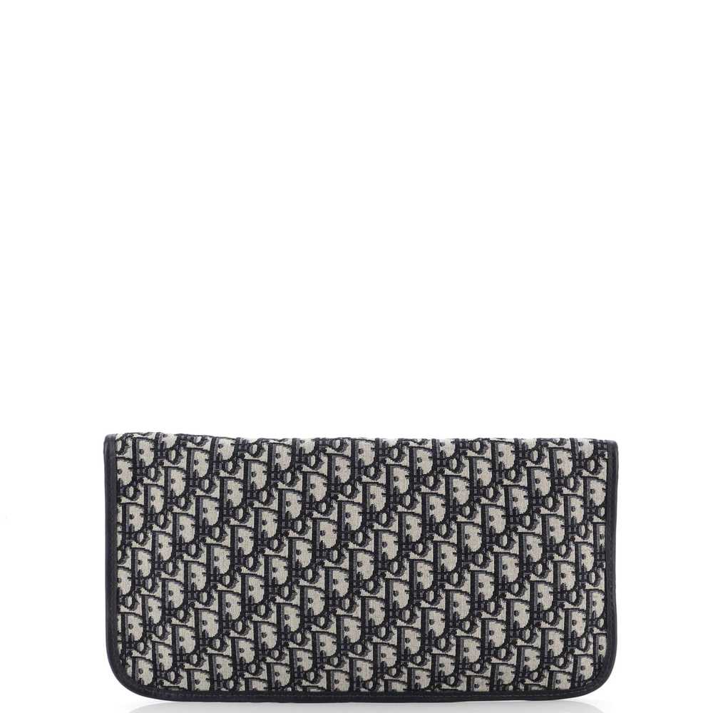 Christian Dior Fold Over Clutch Oblique Canvas - image 3