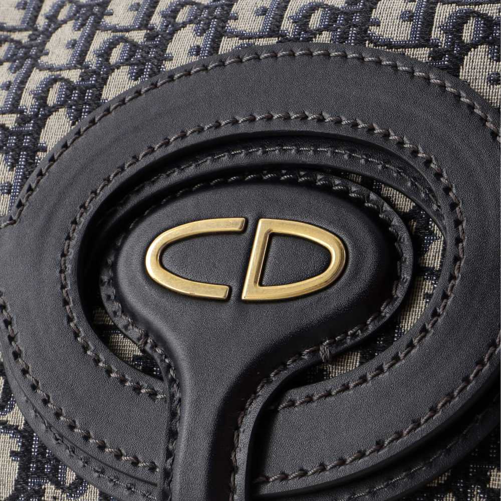 Christian Dior Fold Over Clutch Oblique Canvas - image 6