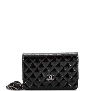 CHANEL Brilliant Wallet on Chain Quilted Patent