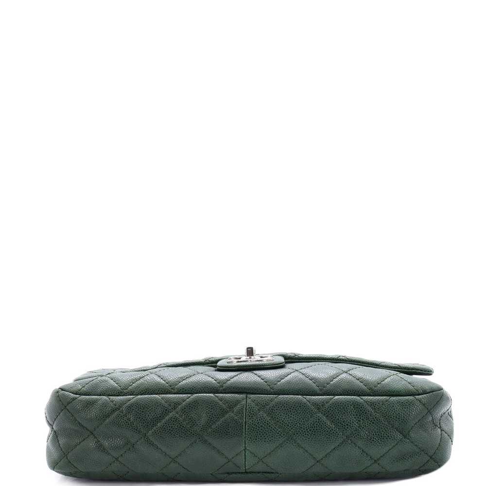 CHANEL Easy Flap Bag Quilted Caviar Jumbo - image 5