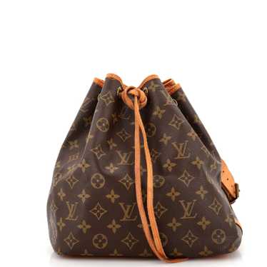 Louis Vuitton Petit Noe Handbag Monogram Canvas