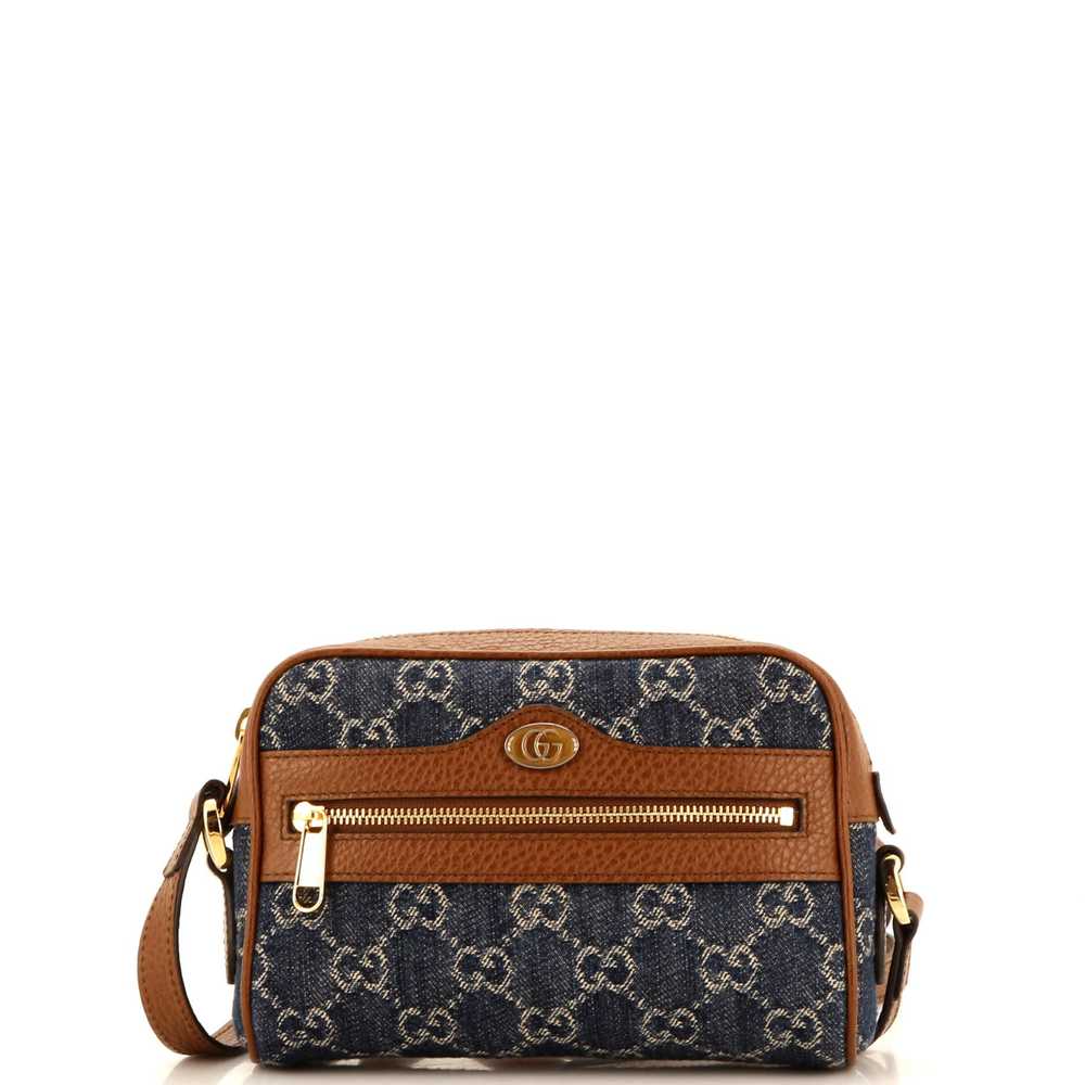 GUCCI Ophidia Shoulder Bag GG Denim Mini - image 1