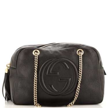 GUCCI Soho Chain Zip Shoulder Bag Leather Medium - image 1