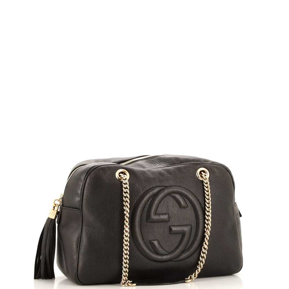 GUCCI Soho Chain Zip Shoulder Bag Leather Medium - image 2