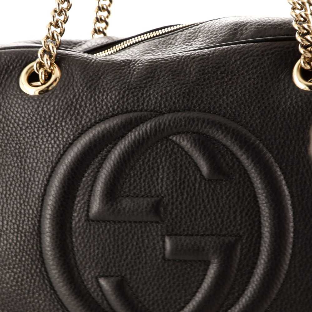 GUCCI Soho Chain Zip Shoulder Bag Leather Medium - image 6