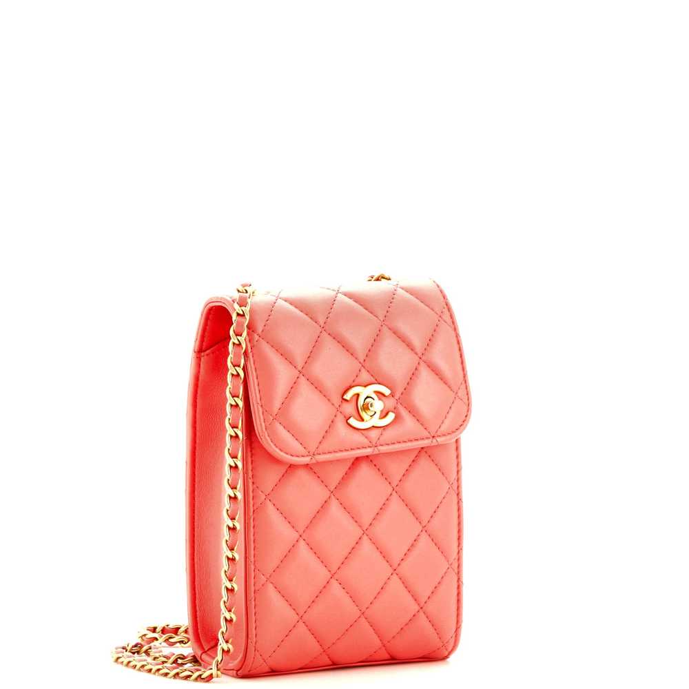 CHANEL Pearl Crush Phone Holder Crossbody Bag Qui… - image 2