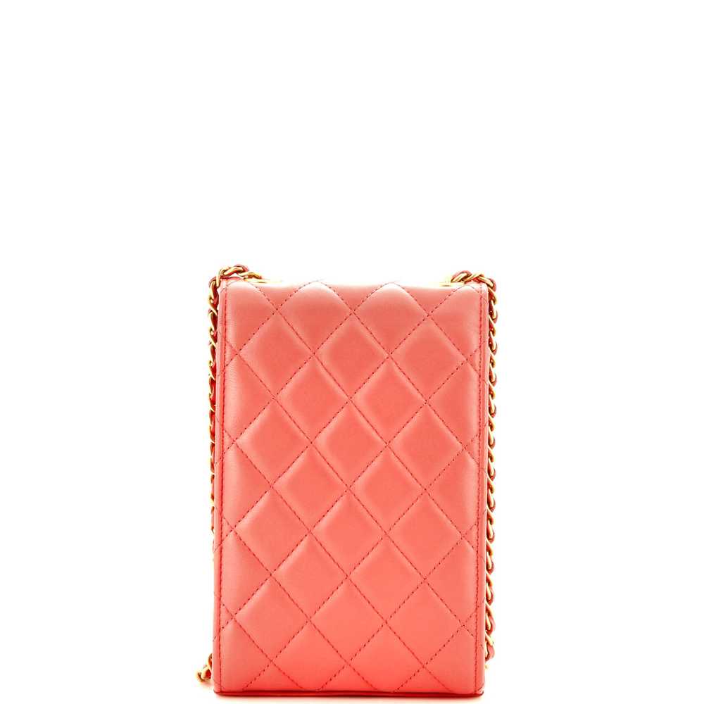 CHANEL Pearl Crush Phone Holder Crossbody Bag Qui… - image 3