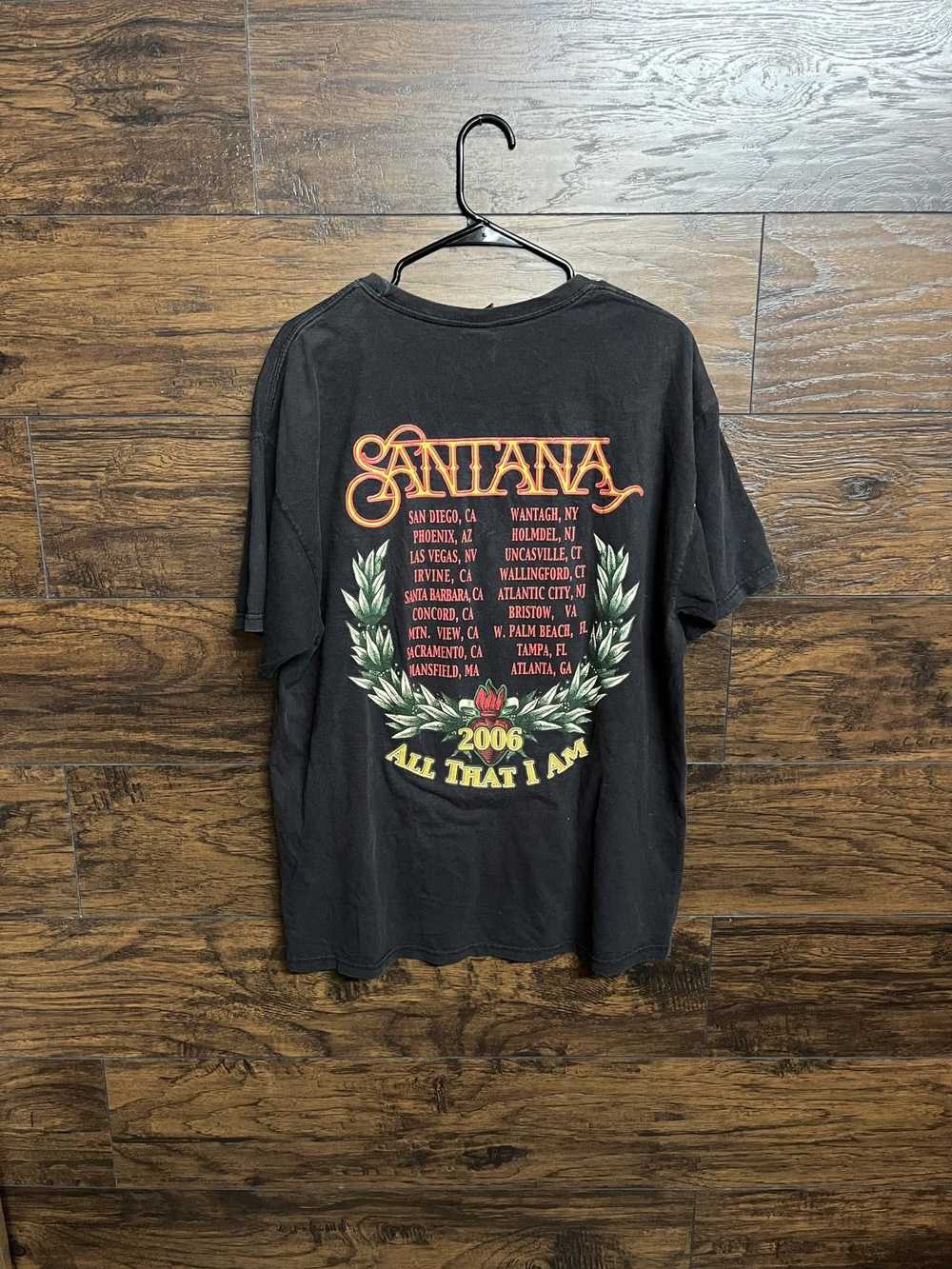 Designer Santana Tour Tee All That I Am 2006 Sant… - image 2