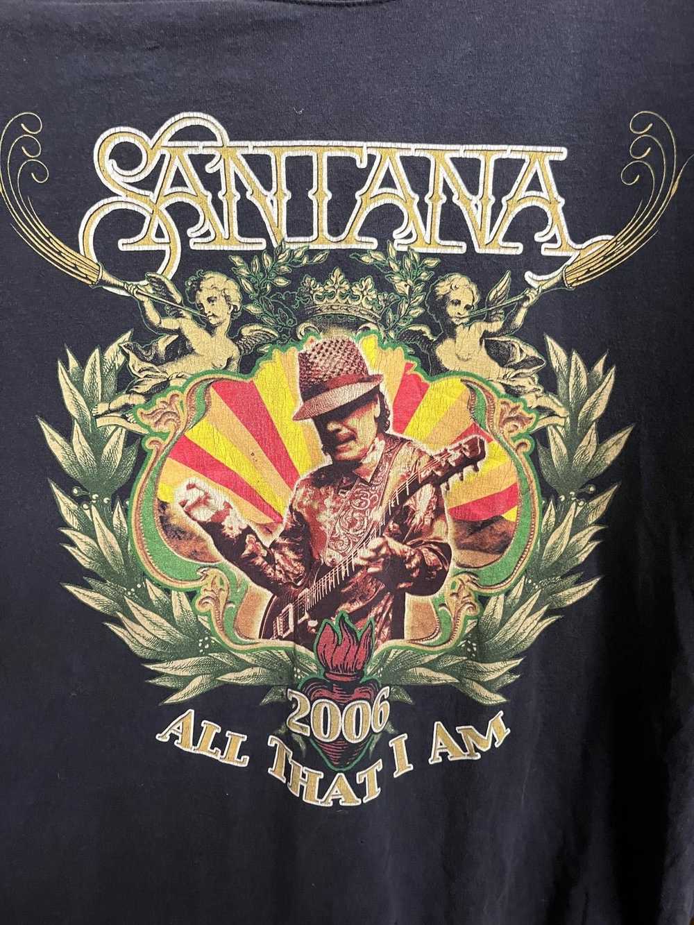 Designer Santana Tour Tee All That I Am 2006 Sant… - image 4