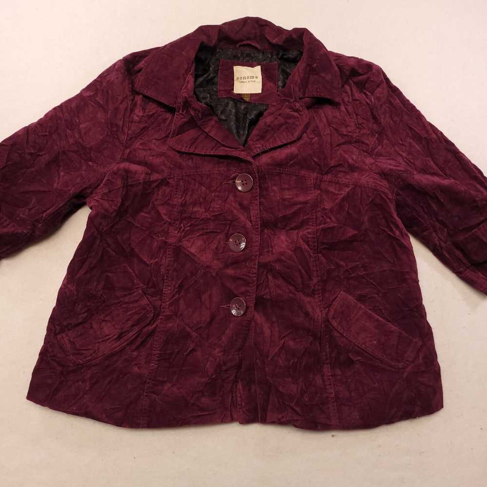 Sonoma Sonoma Long Sleeve Button Up Casual Coat W… - image 2