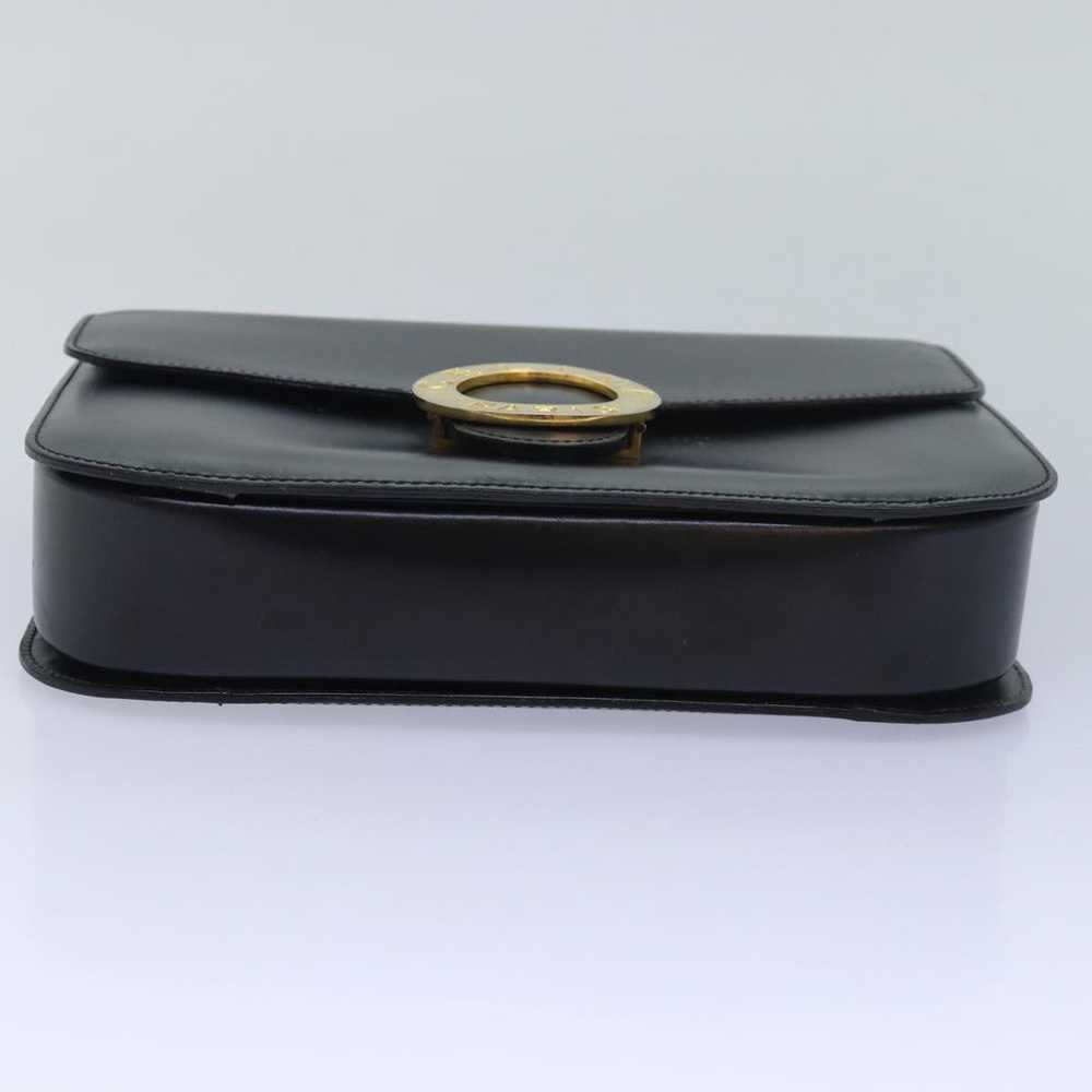 Celine CELINE Circle Hand Bag Leather Black Auth … - image 5