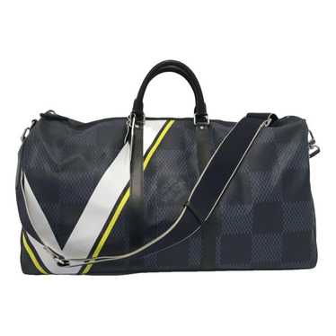 Louis Vuitton Keepall cloth travel bag