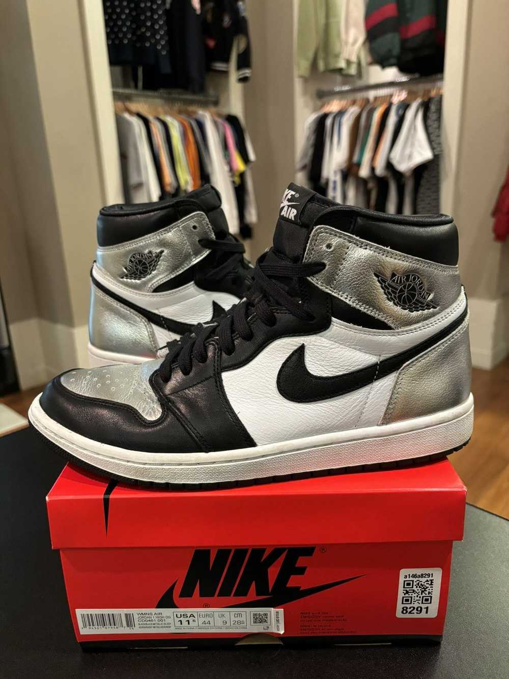 Jordan Brand Jordan 1 Retro High Silver Toe (Wome… - image 1