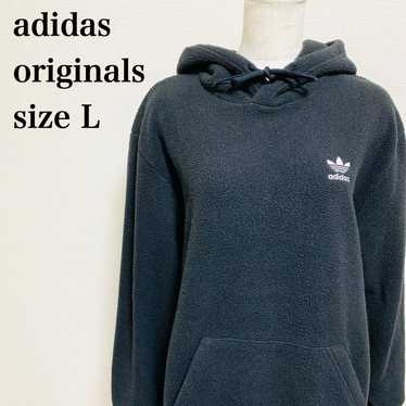 Adidas Originals brushed fleece boa pullover hood… - image 1