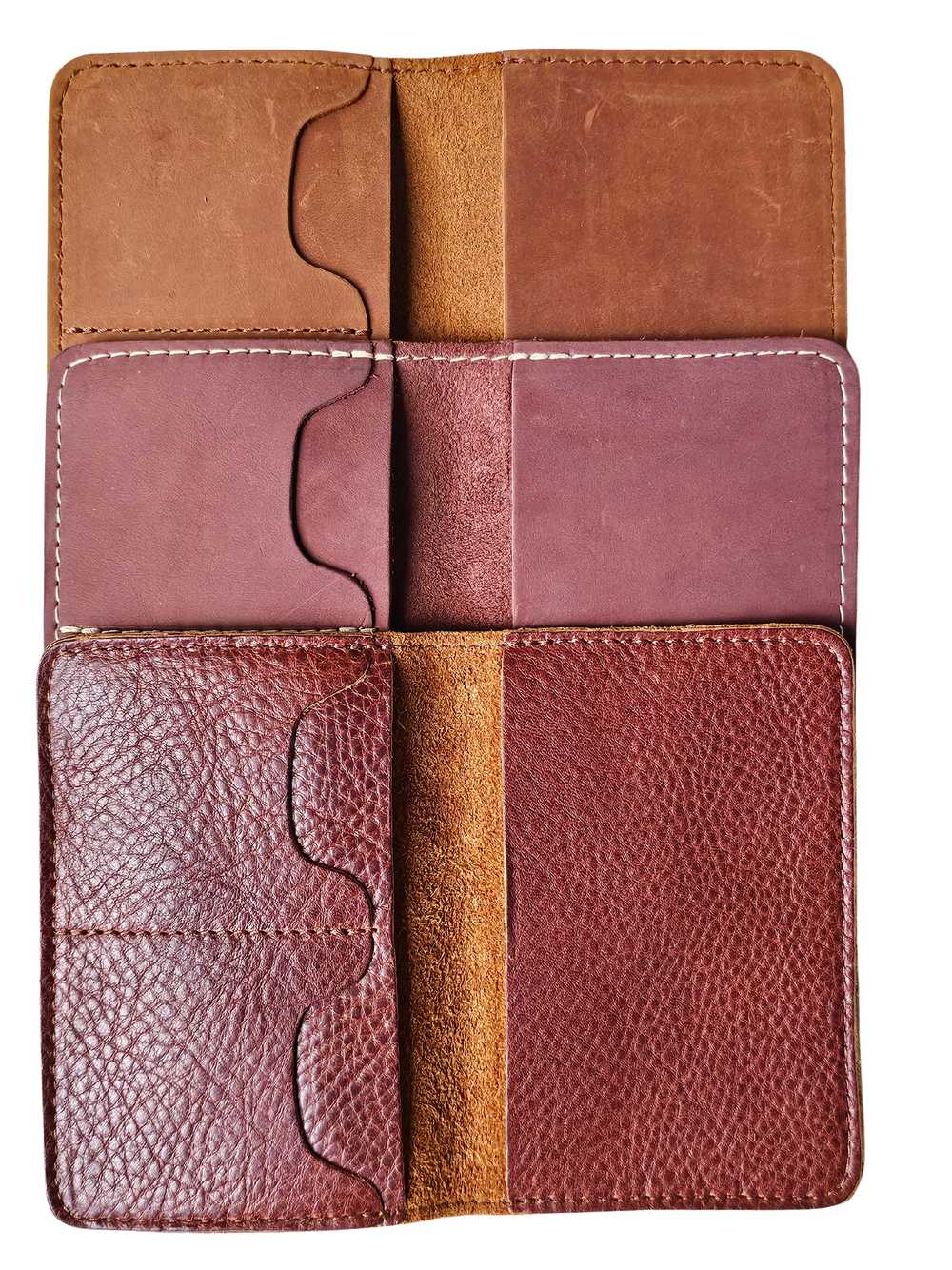 Portland Leather Lotus Passport Wallet - image 5