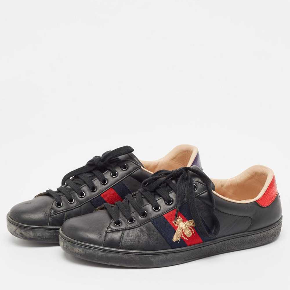 Gucci Leather trainers - image 2