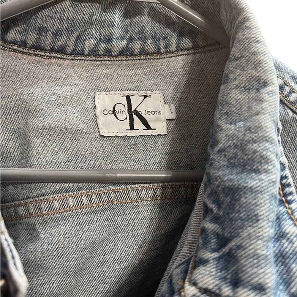 Vintage Calvin Klein Jean Jacket 90s Y2K - image 3