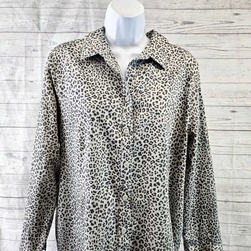 Vintage Chicos Womens No Iron Coolmax Button Fron… - image 2