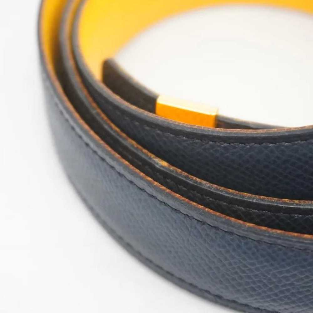 Hermès H leather belt - image 4