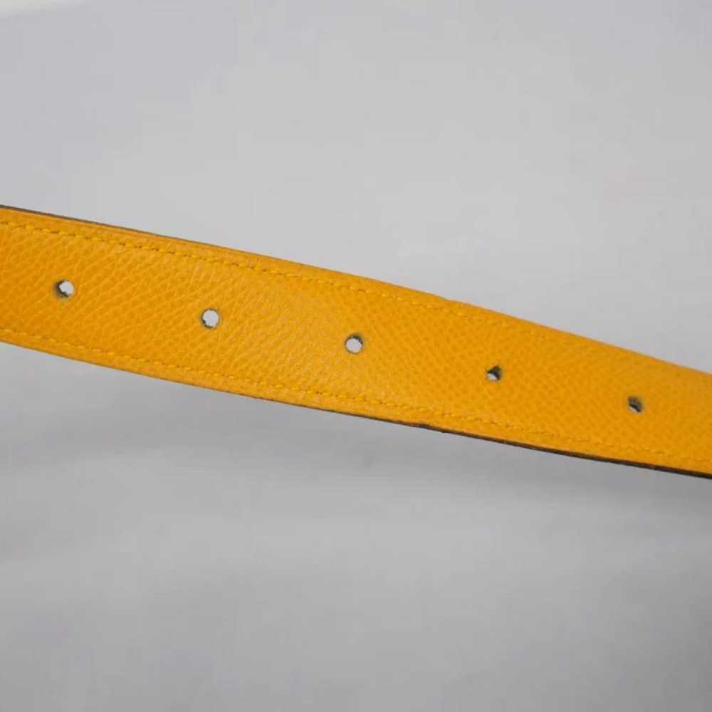 Hermès H leather belt - image 8