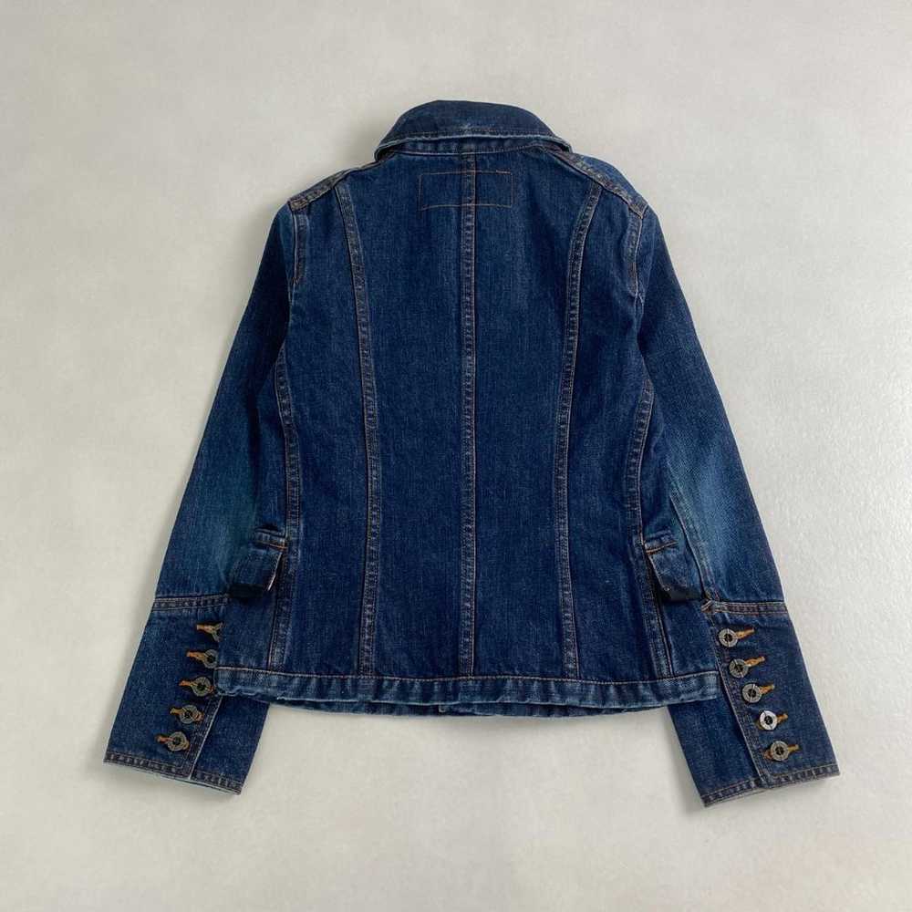 Denim Jacket Y2K Rare Design Fairy Grunge - image 2