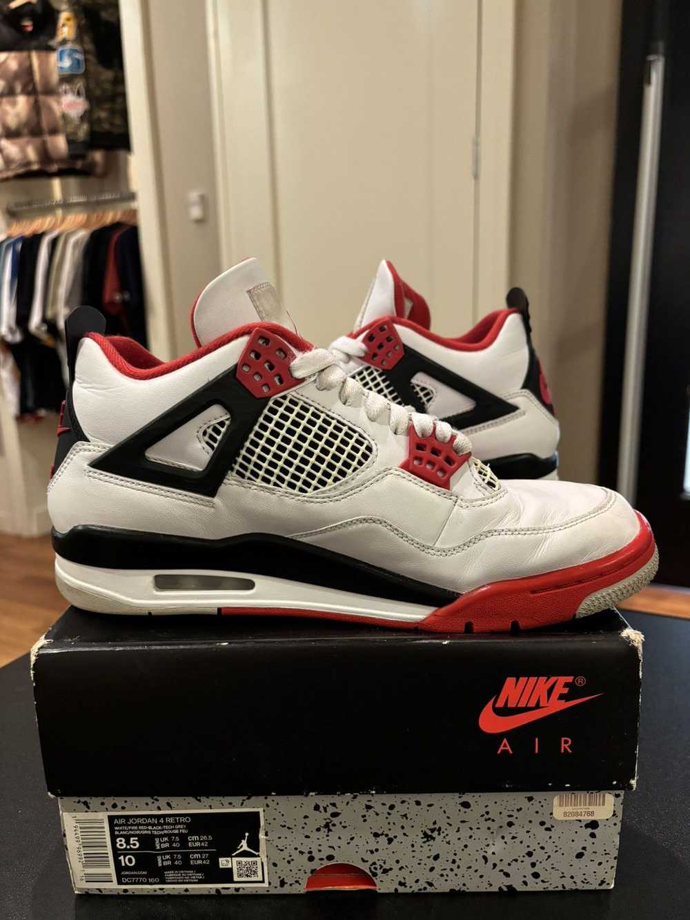 Jordan Brand Jordan 4 Retro Fire Red (2020) - image 4