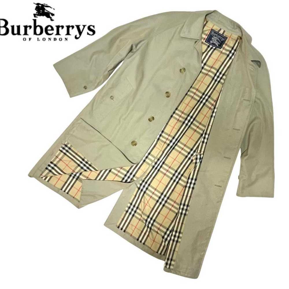 Burberrys Burberry Stand-up Collar Coat Nova Chec… - image 1