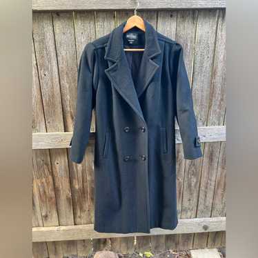 Vintage Braetan Long Navy Blue Peacoat | Puffed S… - image 1