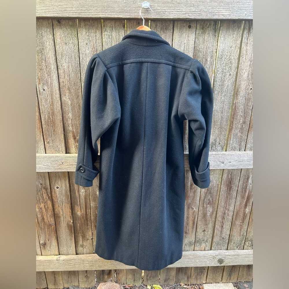 Vintage Braetan Long Navy Blue Peacoat | Puffed S… - image 4