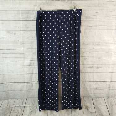 Vintage French Laundry Womens Pants Sz 1X Blue Wh… - image 1