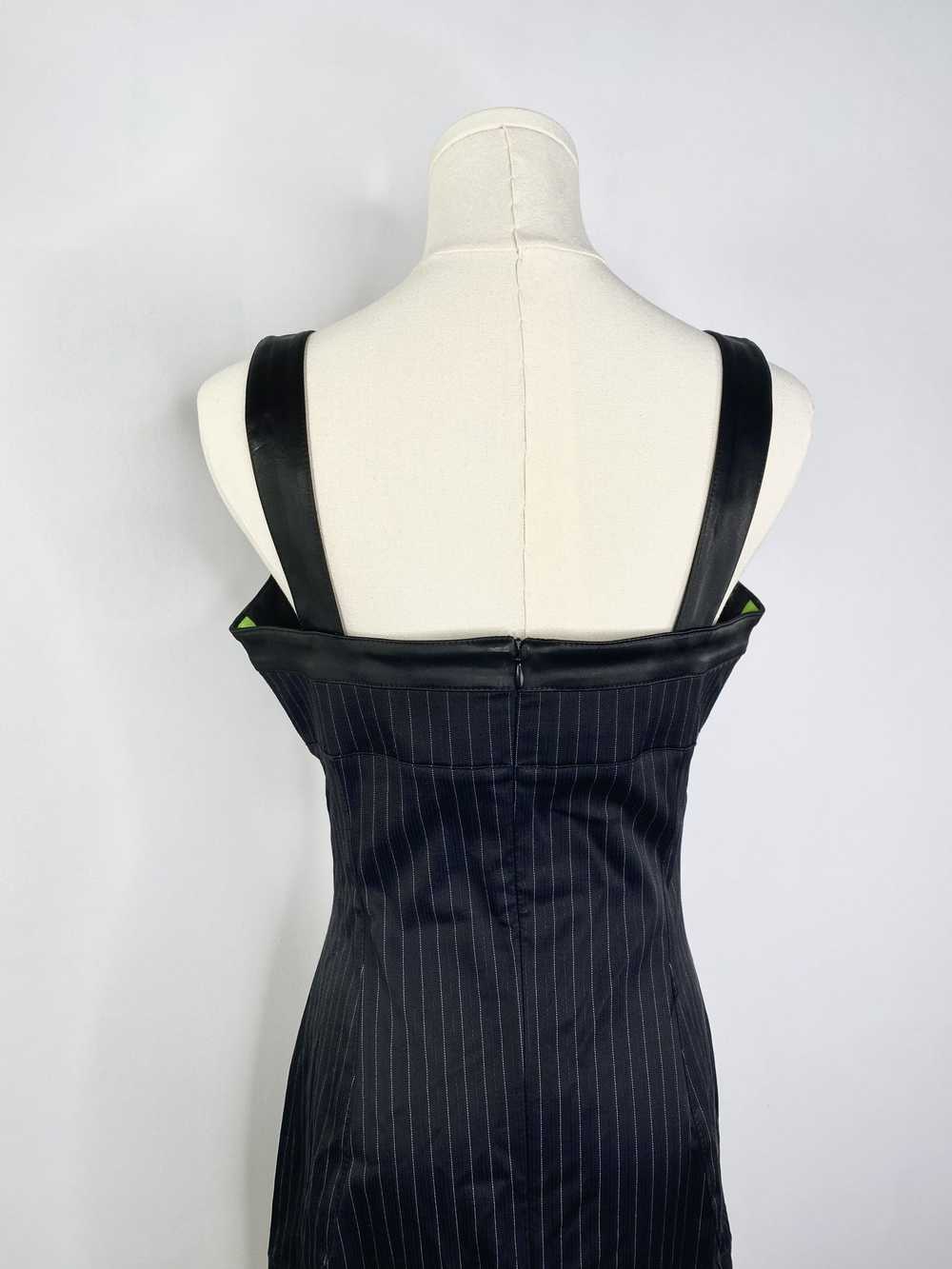 Vintage Maria Grazia Severi - Black pinstripe Dre… - image 7