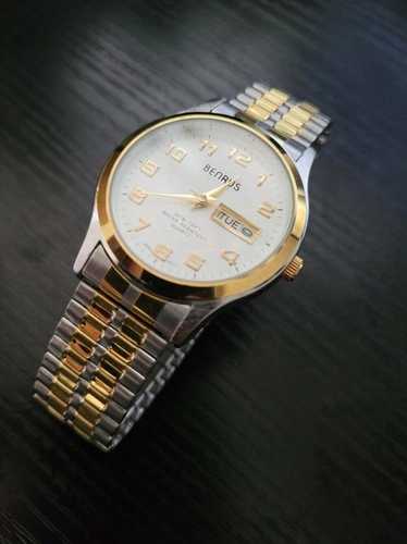 Designer 🔥RARE Benrus CB23‎ Day Date Two Tone Men