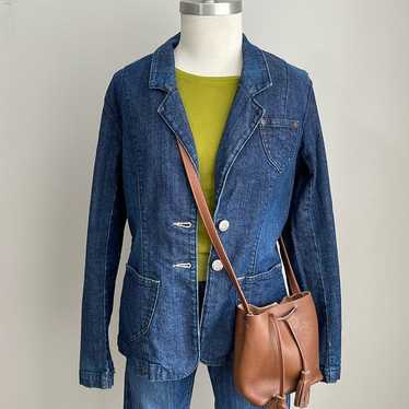 Levis Jeans Denim Blazer Size L