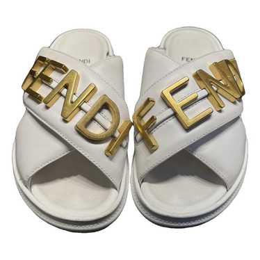 Fendi Fendigraphy leather sandal