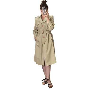 Vintage Canterbury Ltd Beige Rain Trench Coat - image 1