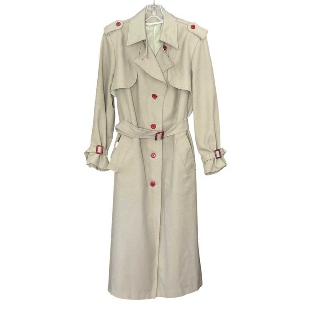 Vintage Canterbury Ltd Beige Rain Trench Coat - image 3