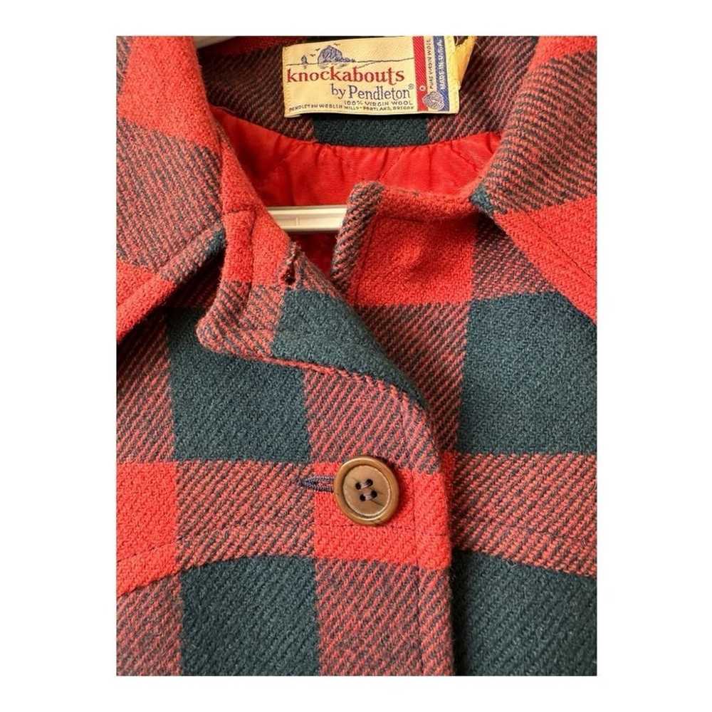 Knockabouts by Pendleton Vintage Navy and Red Pla… - image 11