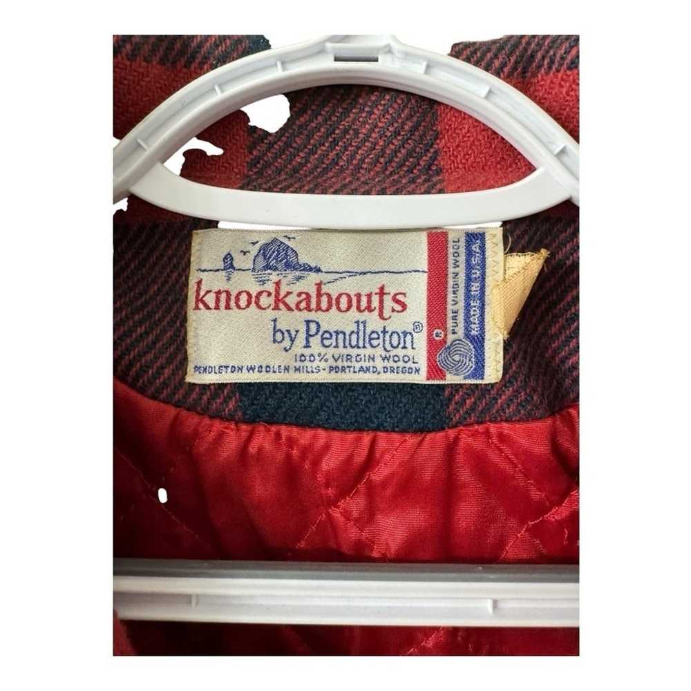 Knockabouts by Pendleton Vintage Navy and Red Pla… - image 8