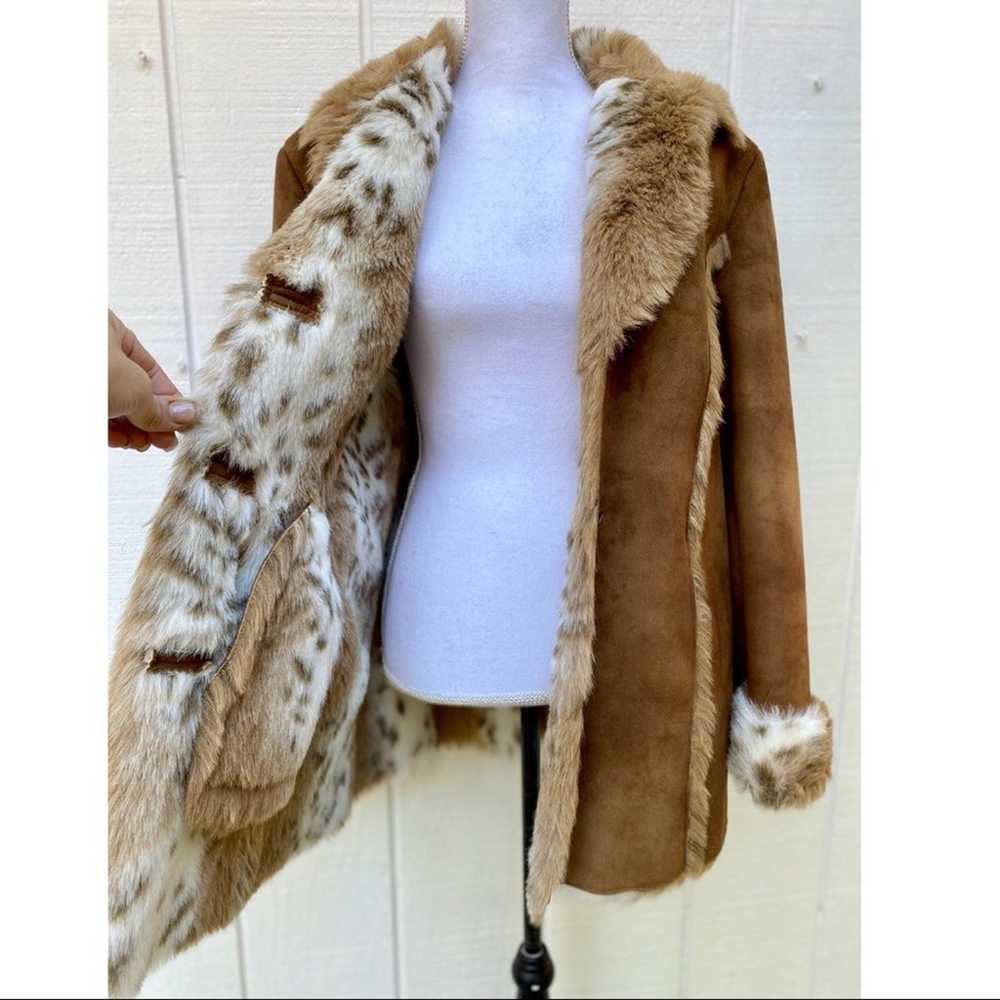 Vintage Regal Faux Fur & Suede Winter Co… - image 2