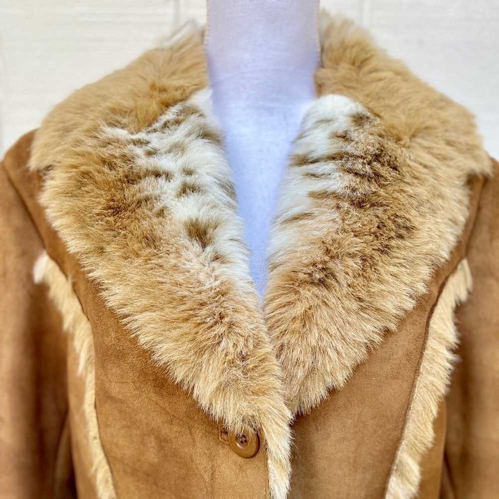 Vintage Regal Faux Fur & Suede Winter Co… - image 3