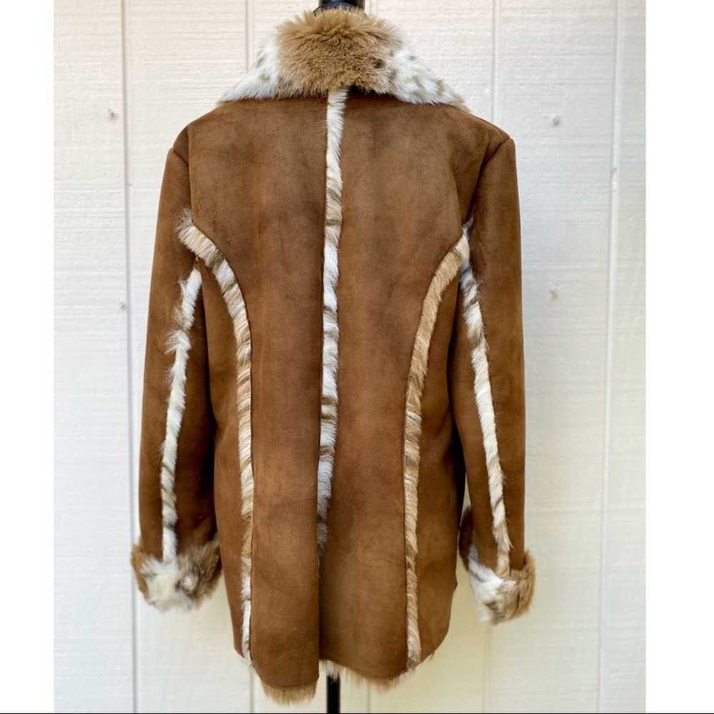 Vintage Regal Faux Fur & Suede Winter Co… - image 6