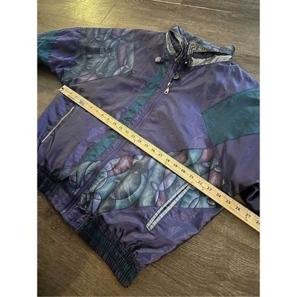 Vintage 1990’s Outbrook ColorBlock Windbreaker Tr… - image 6