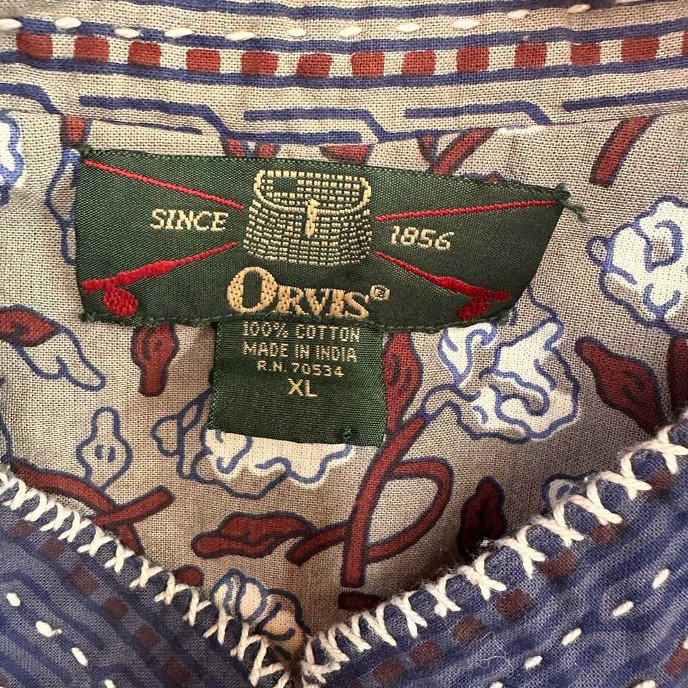 Orvis Vintage Floral Women's Vest Size XL - image 2